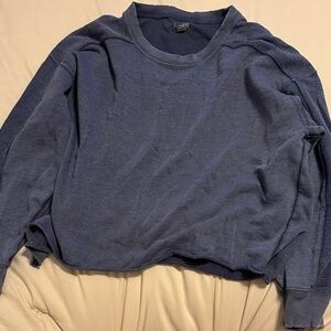 Aerie Women's Crewneck Jacket in Blue